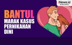 Infografis Bantul Marak Kasus Pernikahan Dini