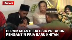 Heboh! Pernikahan Beda Usia 25 Tahun di Sambas, Pengantin Pria Baru Khitan