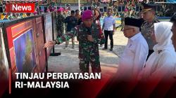 Tinjau Pos Pengamanan Perbatasan RI-Malaysia, Wapres Ma'ruf Pergi ke Ambalat