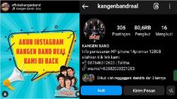 Akun Instagram Kangen Band Dihack, Sigap Langsung Lapor Polisi
