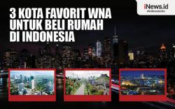 Infografis 3 Kota Favorit WNA untuk Beli Rumah di Indonesia