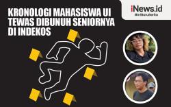 Infografis Kronologi Mahasiswa UI Tewas Dibunuh Seniornya  di Indekos 
