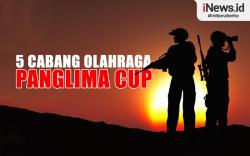 Infografis Daftar 5 Cabang Olahraga di Panglima Cup 2023