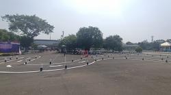 Ini Penampakan Lintasan S Ujian SIM C di Satpas Daan Mogot Jakbar, Tak Lagi Zig-zag dan 8