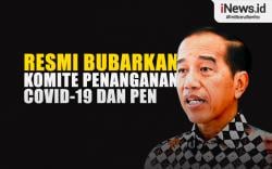 Infografis Komite Penanganan Covid-19 dan PEN Resmi Dibubarkan Presiden Jokowi  