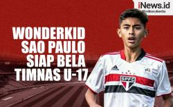 Infografis Wonderkid Sao Paulo Siap Bela Timnas U-17