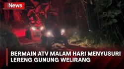 Sensasi Bermain ATV saat Malam Hari Menyusuri Lereng Gunung Welirang