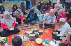 Ganjar Disambut Ribuan Warga Pati saat Deklarasi Antikekerasan Anak