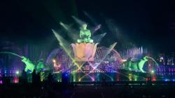 Air Mancur Sri Baduga Purwakarta Kembali Menari, Bikin Takjub Puluhan Ribu Penonton<