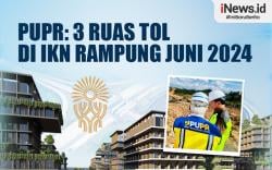 Infografis PUPR Targetkan 3 Ruas Tol di IKN Rampung Juni 2024