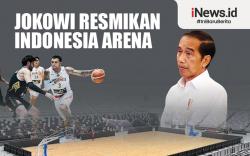 Infografis Jokowi Resmikan Indonesia Arena