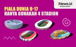 Infografis FIFA Sepakat Gunakan 4 Stadion untuk Piala Dunia U-17 2023