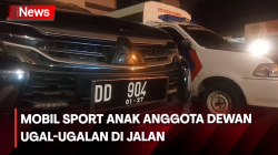 Mobil Sport Dikemudikan Anak Anggota Dewan Ditahan, Ugal-ugalan di Jalan Makassar