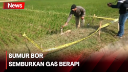 Sumur Bor di Purworejo Semburkan Gas Berapi, Warga Kaget
