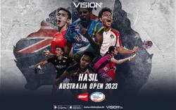 Hasil Pertandingan BWF Australia Open 2023, Pertarungan Wakil Indonesia Sampai Pada Perempat Final