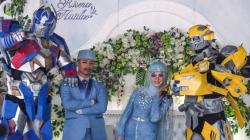 Tamu Undangan Heboh, Resepsi Pernikahan di Garut Mendaulat Transformer Jadi Ki Lengser<