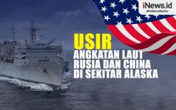 Infografis Amerika Serikat Usir Kapal Angkatan Laut Rusia dan China di Sekitar Alaska