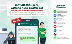 Jangan Asal Transfer, Pegadaian Imbau Masyarakat untuk Berhati-hati