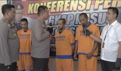 Polresta Sidoarjo Tangkap 4 Sindikat Penggelapan Mobil Rental, 1 Masih Buron <