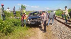 Kecelakaan di Malang, Mobil Taft Rusak Parah Tertabrak KA Kertanegara