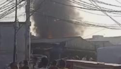 Pasar Kambing di Kebon Melati Jakpus Terbakar, 17 Mobil Damkar Dikerahkan