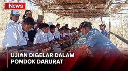 Siswa di Sikka Ujian di Atas Bukit, Gegara Tidak Ada Jaringan Internet