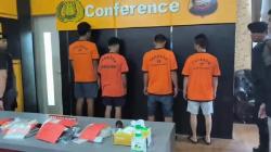 Edarkan Sabu ke Pelajar, 4 Pria di Singkawang Kalbar Terancam Hukuman Berat<