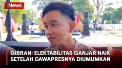 Tanggapi Elektabilitas Ganjar, Gibran: Bakal Naik setelah Cawapresnya Diumumkan