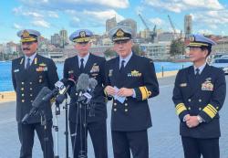 Negara-Negara Quad Latihan Perang di Lepas Pantai Sydney Australia