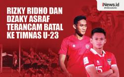 Infografis Rizky Ridho dan Dzaky Asraf Terancam Batal ke Timnas U-23