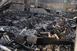 Sisa-Sisa Kebakaran di Gandaria, Ratusan Motor Hangus