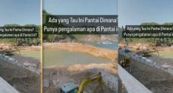 Viral Pemandangan Pantai Gesing Berubah Jadi Pelabuhan, kini Tak Ada Lagi Pasir Putih