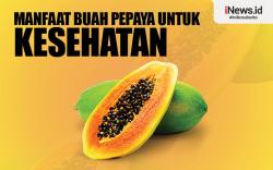 Infografis Manfaat Buah Pepaya untuk Kesehatan