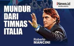 Infografis Roberto Mancini Mundur dari Timnas Italia