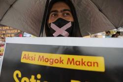 Aksi Mogok Makan Desak DPR Segera Sahkan RUU PPRT