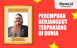 Infografis Erin Honeycutt, Wanita Pemilik Janggut Terpanjang di Dunia