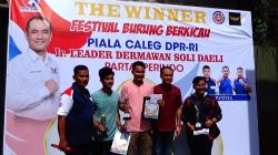 Festival Burung Berkicau Piala Bacaleg DPR Partai Perindo di Nias Meriah