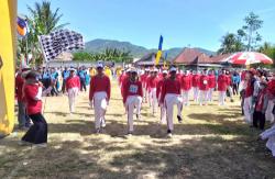 Sambut HUT RI, 78 Peserta Ikuti Lomba Gerak Jalan di Bone Bolango <