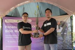 Komitmen Kurangi Emisi Karbon, Amartha Gandeng Jejakin Tanam 1.000 Bibit Pohon Mangrove