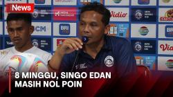 Arema FC Nol Poin, Belum Pernah Menang Laga Kandang di Stadion Kapten I Wayan Dipta