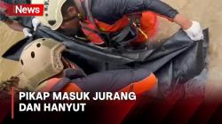 Mobil Masuk Jurang dengan Sungai Berarus Deras di Agam, Kakak Adik Tewas