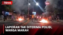 Marah Laporan Tak Diterima Polisi, Ratusan Warga Dago Atas Bandung Blokir Jalan<