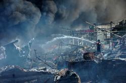 Kebakaran 52 Kapal Nelayan di Tegal Belum Padam, Kerugian Sekitar Rp150 Miliar