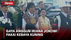 Anggunnya Ibu Negara Iriana Jokowi Pakai Kebaya Kuning di Sidang Tahunan MPR RI 2023