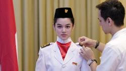 Potret Anak Rionaldo Stockhorst Jadi Paskibraka, Berwajah Cantik Blasteran Belanda