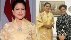 Elegan, Iriana Jokowi Berkebaya Serba Kuning di Sidang Tahunan MPR 2023 