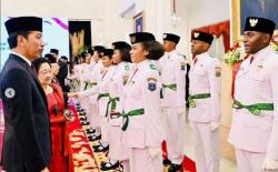 Lilly Indriani Suparman Wenda, Pelajar Asal Papua Pegunungan Pembawa Merah Putih di Istana