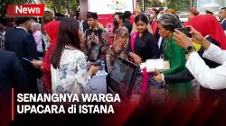 Antusias Warga Hadiri Upacara HUT ke-78 Kemerdekaan RI di Istana
