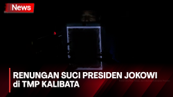 Presiden Jokowi Beri Penghormatan kepada Pahlawan  di TMP Kalibata