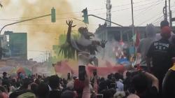 Ribuan Warga Tumpah Ruah di Lembang KBB Saksikan Karnaval HUT ke-78 Kemerdekan RI<
